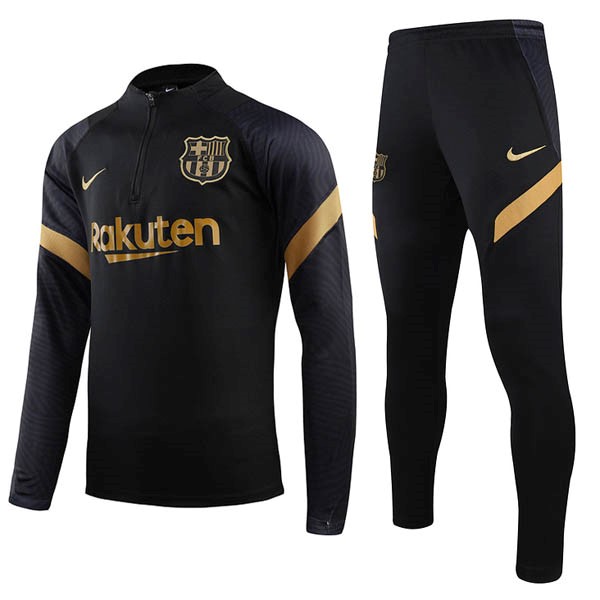 Chandal Barcelona 2020-2021 Negro Amarillo